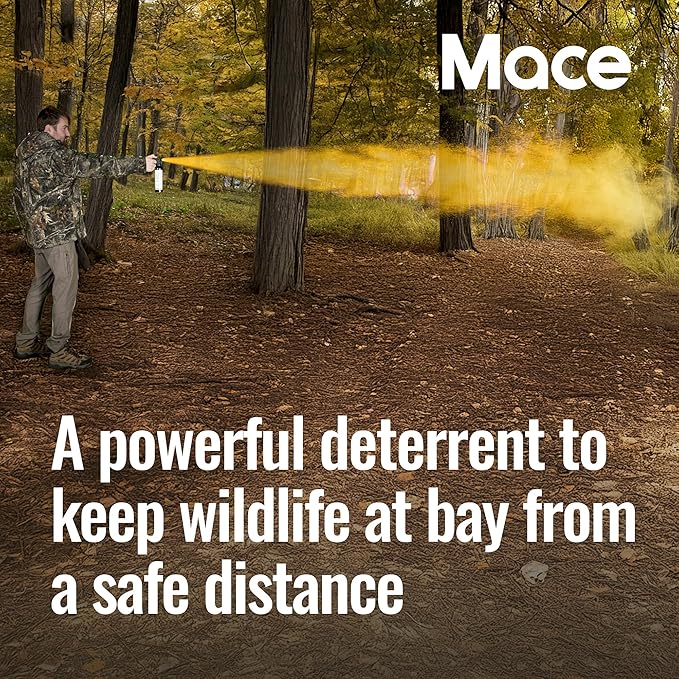 Mace Animal Repellent Sprays - Guard Alaska Bear Spray & Muzzle Dog Repellent Spray, EPA Registered, Outdoor Safety & Self Defense Protection for Hiking, Camping, & Animal Encounters