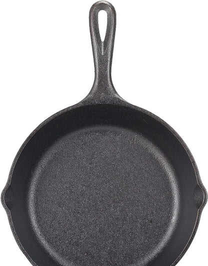 Lodge Seasoned Cast Iron Skillet - 12 Inch Ergonomic Frying Pan with Assist Handle, black