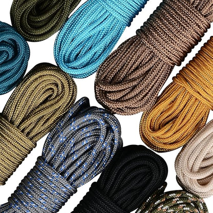 MONOBIN Micro Paracord，2mm 10Colors 20FT Paracord Combo Kit with Paracord Instructions and Charms for Making Paracord Bracelets, Lanyards, Jewelry Making