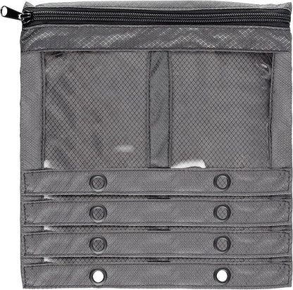Reaction Tackle Deluxe Bait Binder – Water-Resistant Soft Plastic Bait Storage Bag, Saltwater & Freshwater Fishing Tackle Organizer, Lure Bag for Bass, Kayak, and Boat Fishing