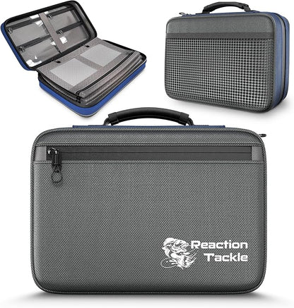 Reaction Tackle Deluxe Bait Binder – Water-Resistant Soft Plastic Bait Storage Bag, Saltwater & Freshwater Fishing Tackle Organizer, Lure Bag for Bass, Kayak, and Boat Fishing
