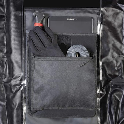 Ettore Cycling Rucksack 100% Waterproof Dry Bag - Black/White - Sonar