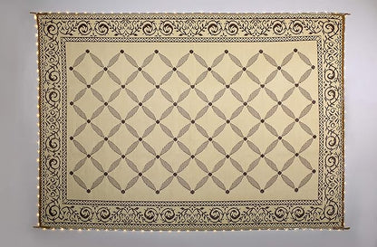 Stylish Camping L118117WL 8-feet by 11-feet LED Illuminated Patio Mat - Outdoor Patio Brown/Beige RV Camping Mat